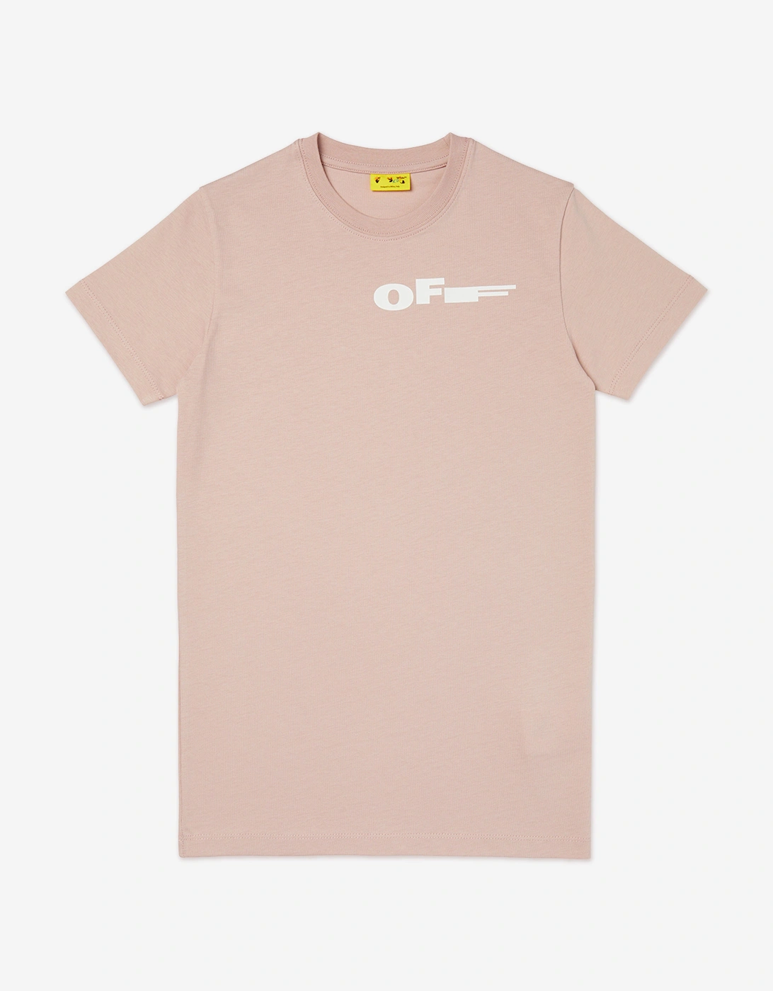 Off-White Girls Type T-Shirt Dress in Pink, 5 of 4