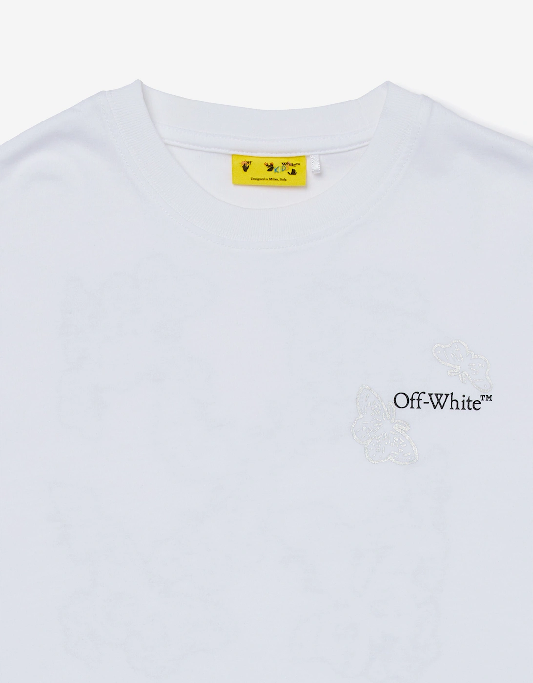 Off-White Girls Arrow Butterfly T-Shirt in White