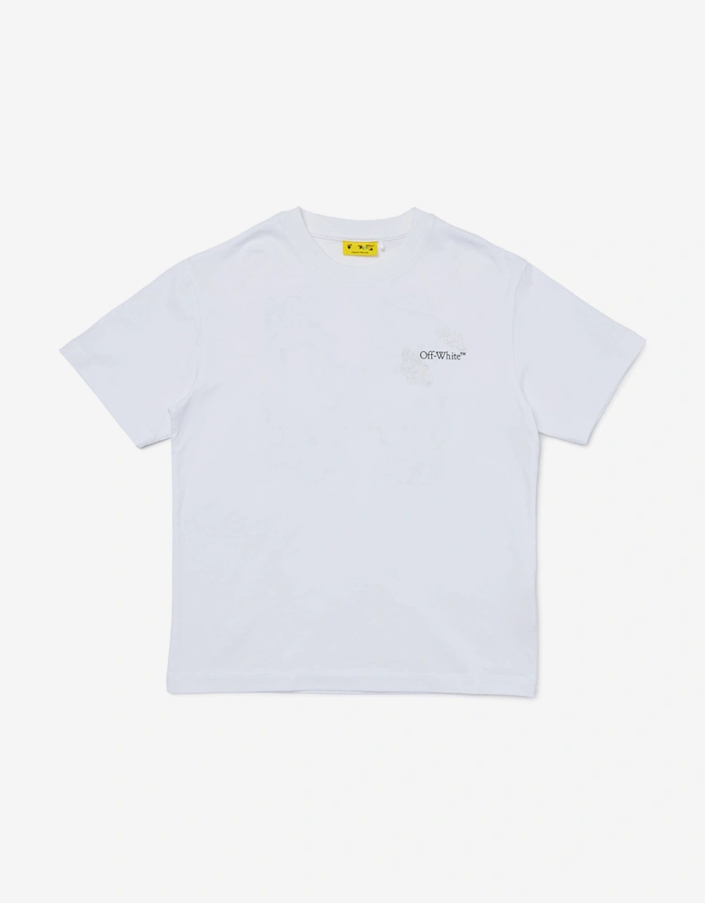 Off-White Girls Arrow Butterfly T-Shirt in White