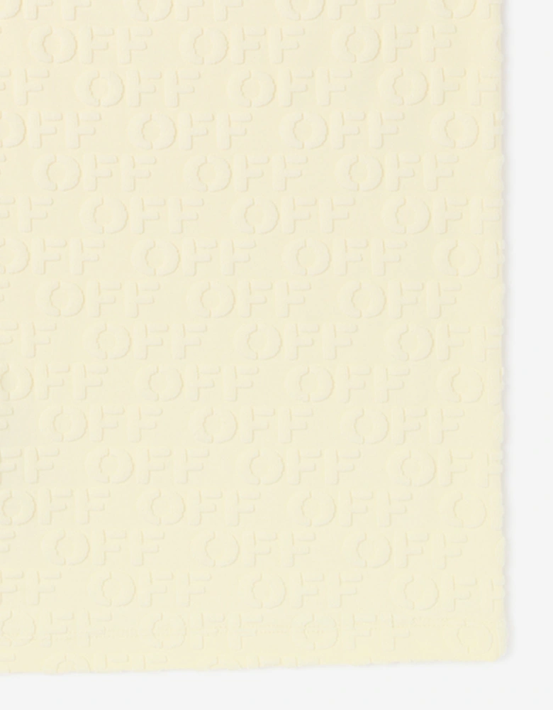 Off-White Girls Off AO Tery Polo Dress in Yellow