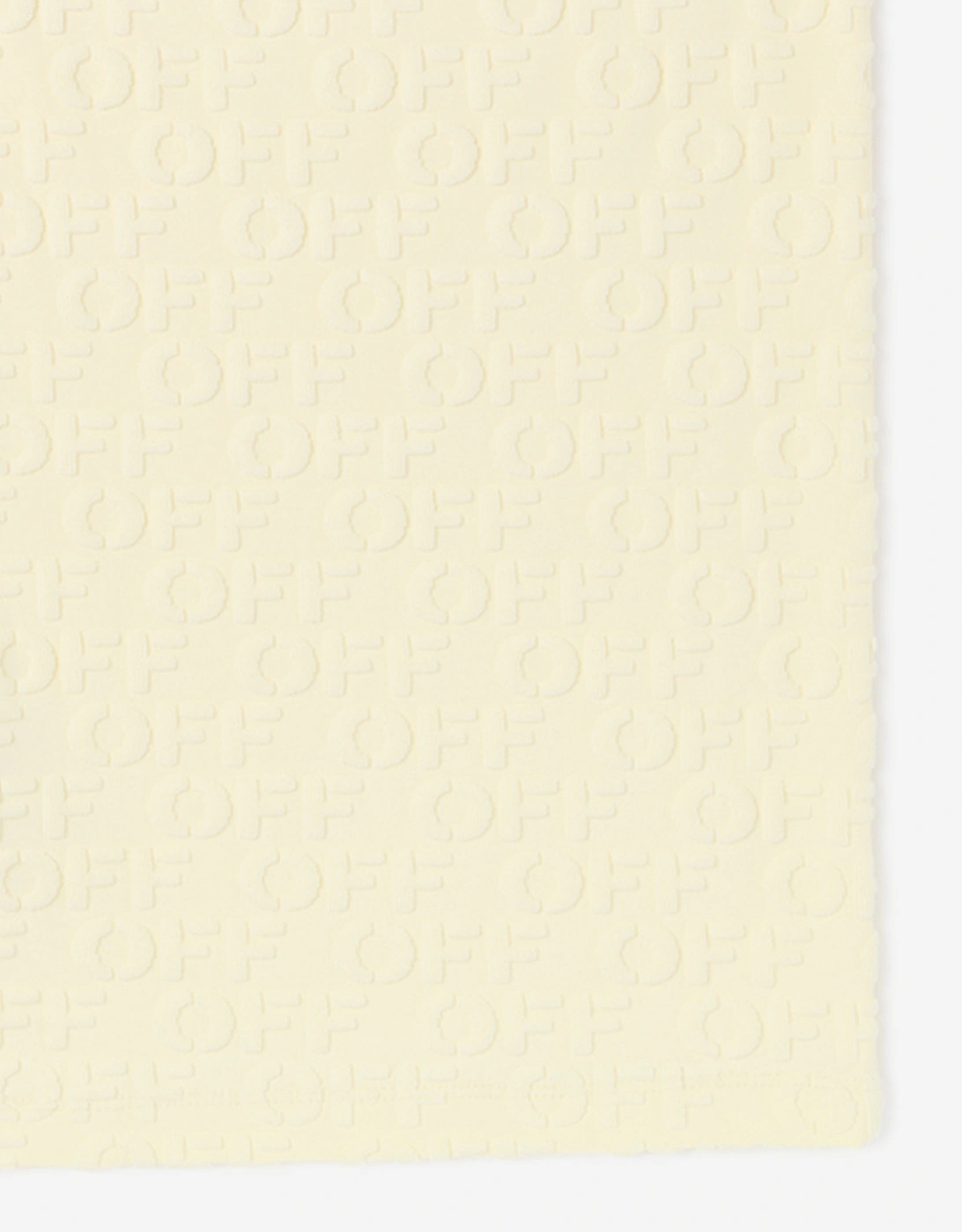 Off-White Girls Off AO Tery Polo Dress in Yellow