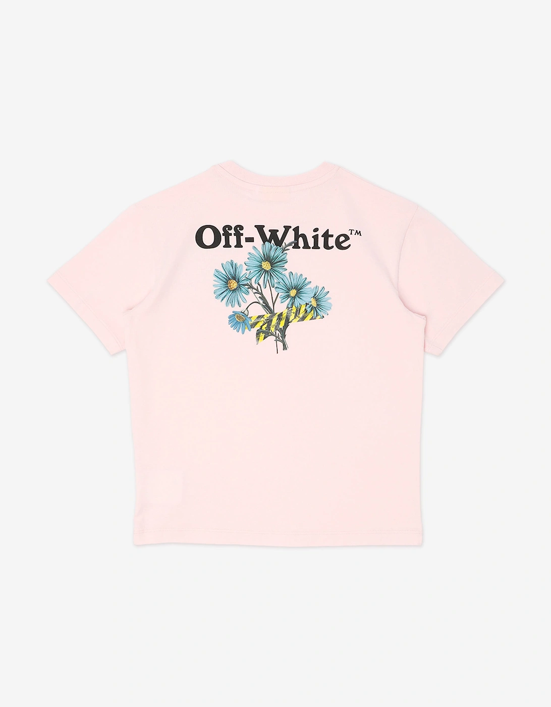 Off-White Girls Daisy Tape T-Shirt in Pink