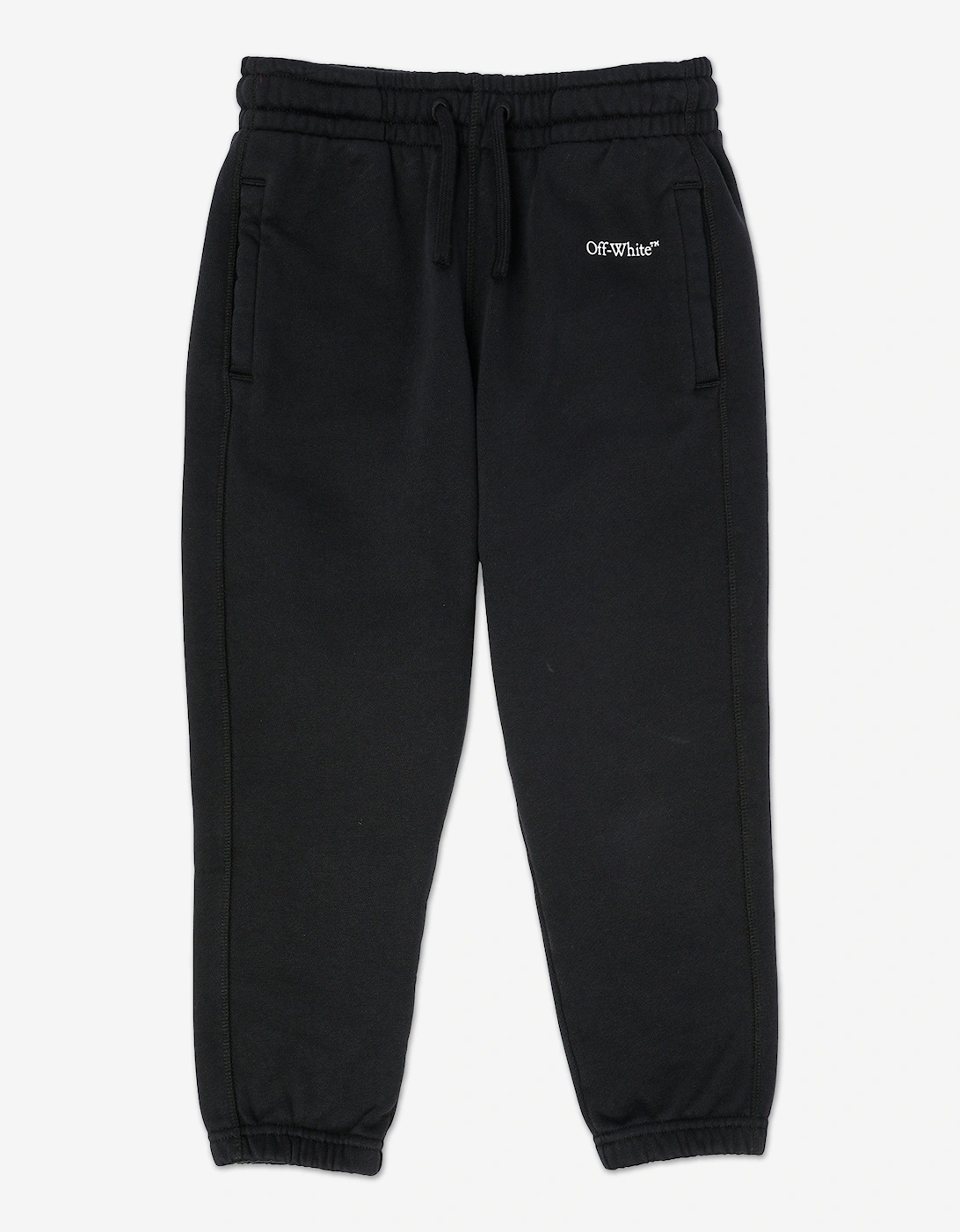 Off-White Boys Bookish Diag Joggers in Black