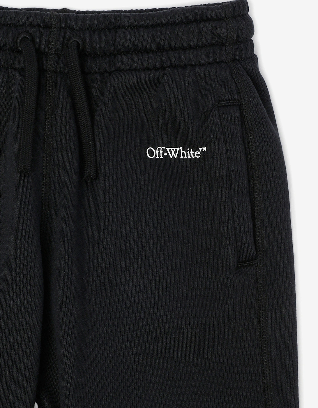 Off-White Boys Bookish Diag Joggers in Black