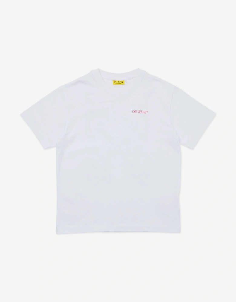 Off-White Girls Arrow Splat T-Shirt in White