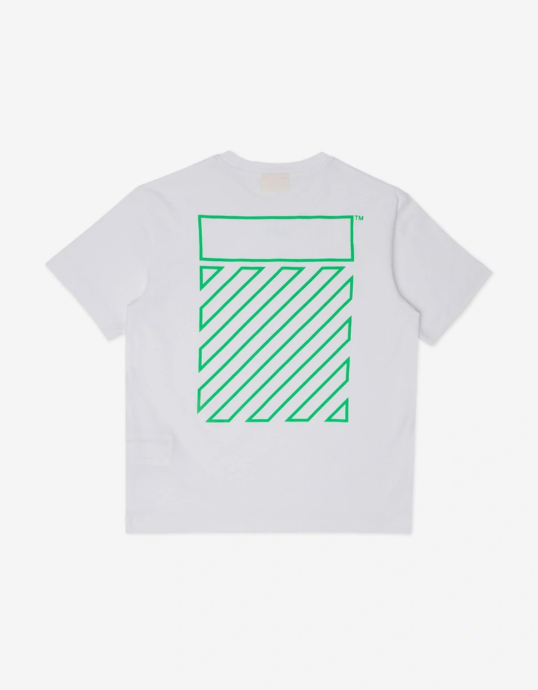 Off-White Boys Off Diag T-Shirt in White