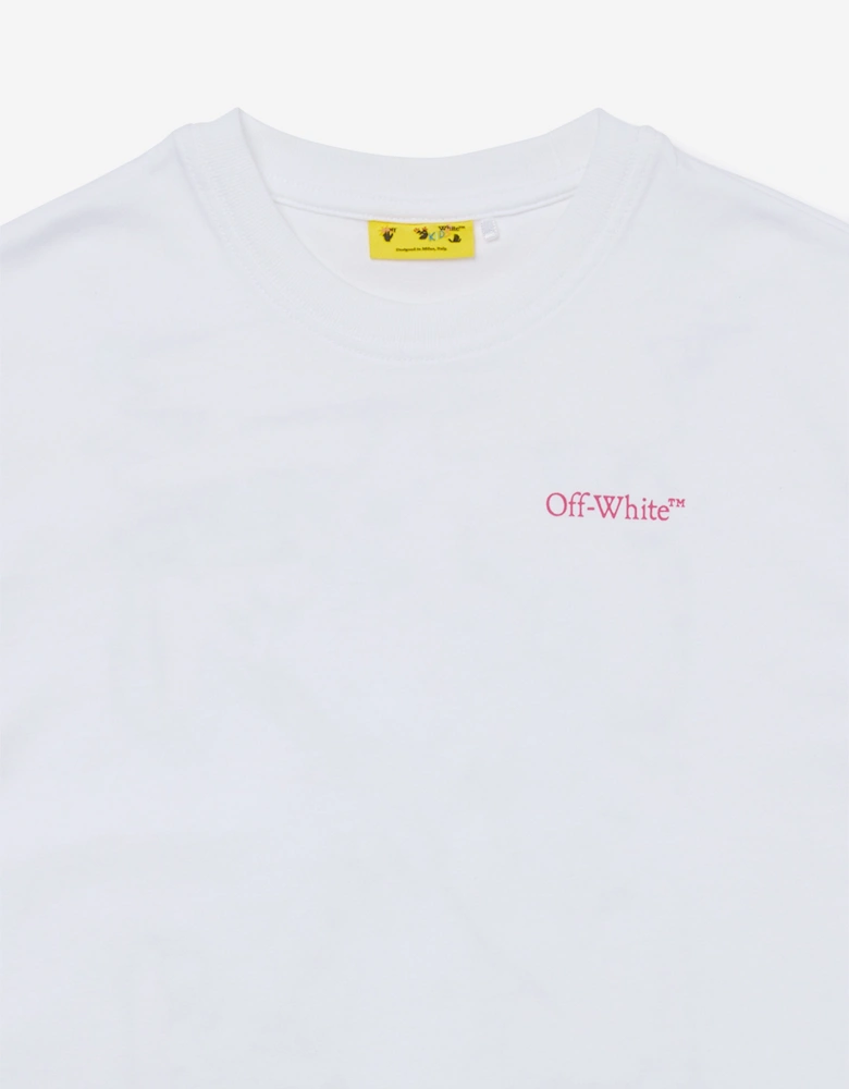 Off-White Girls Arrow Splat T-Shirt in White