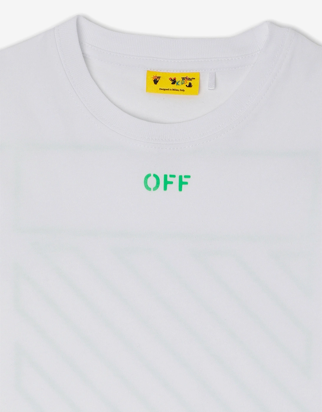 Off-White Boys Off Diag T-Shirt in White