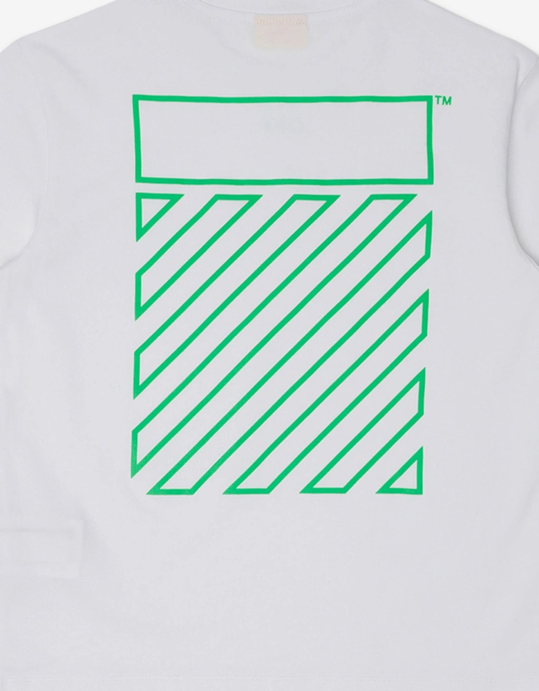 Off-White Boys Off Diag T-Shirt in White