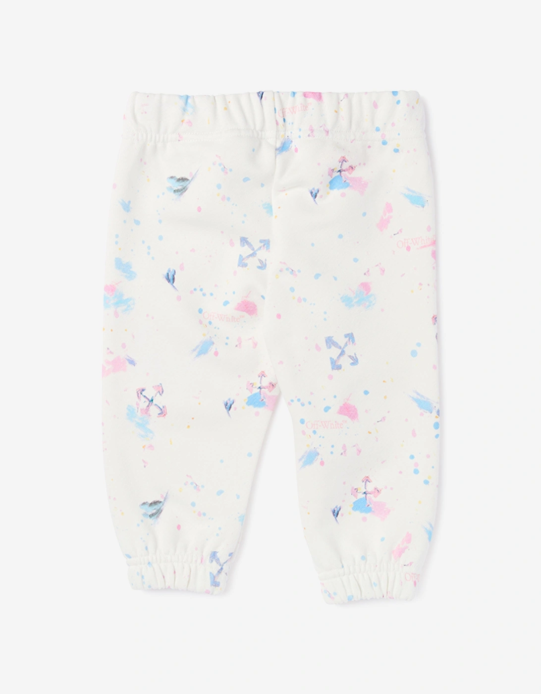 Off-White Baby Girls Arrow Splat AOP Joggers in Pink