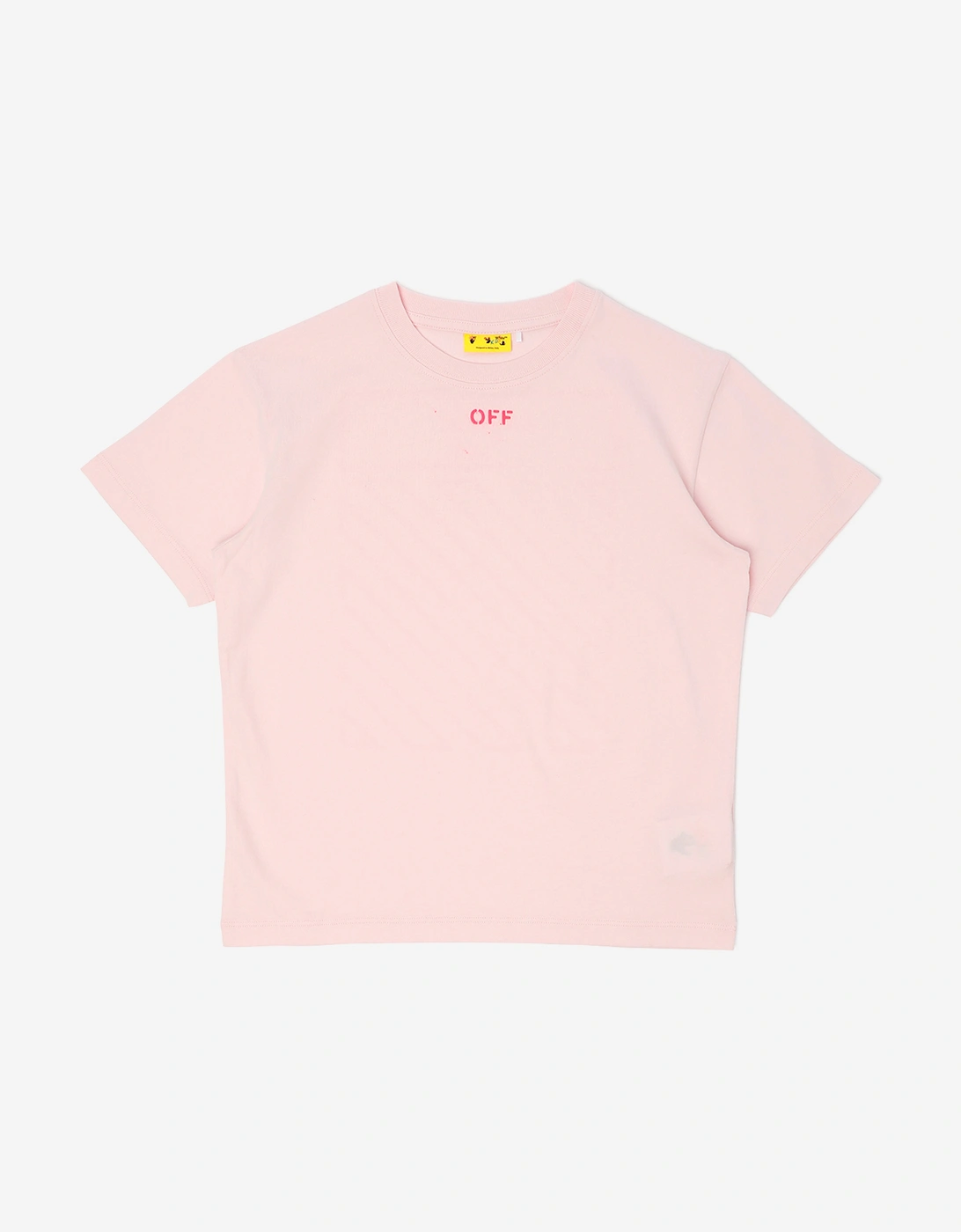 Off-White Girls Off Diag T-Shirt in Pink, 5 of 4