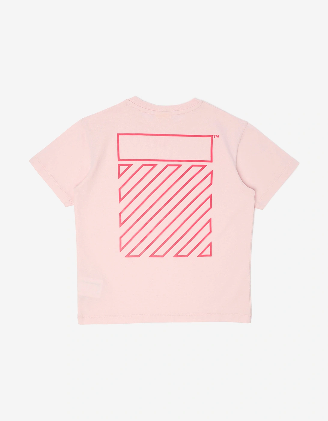 Off-White Girls Off Diag T-Shirt in Pink