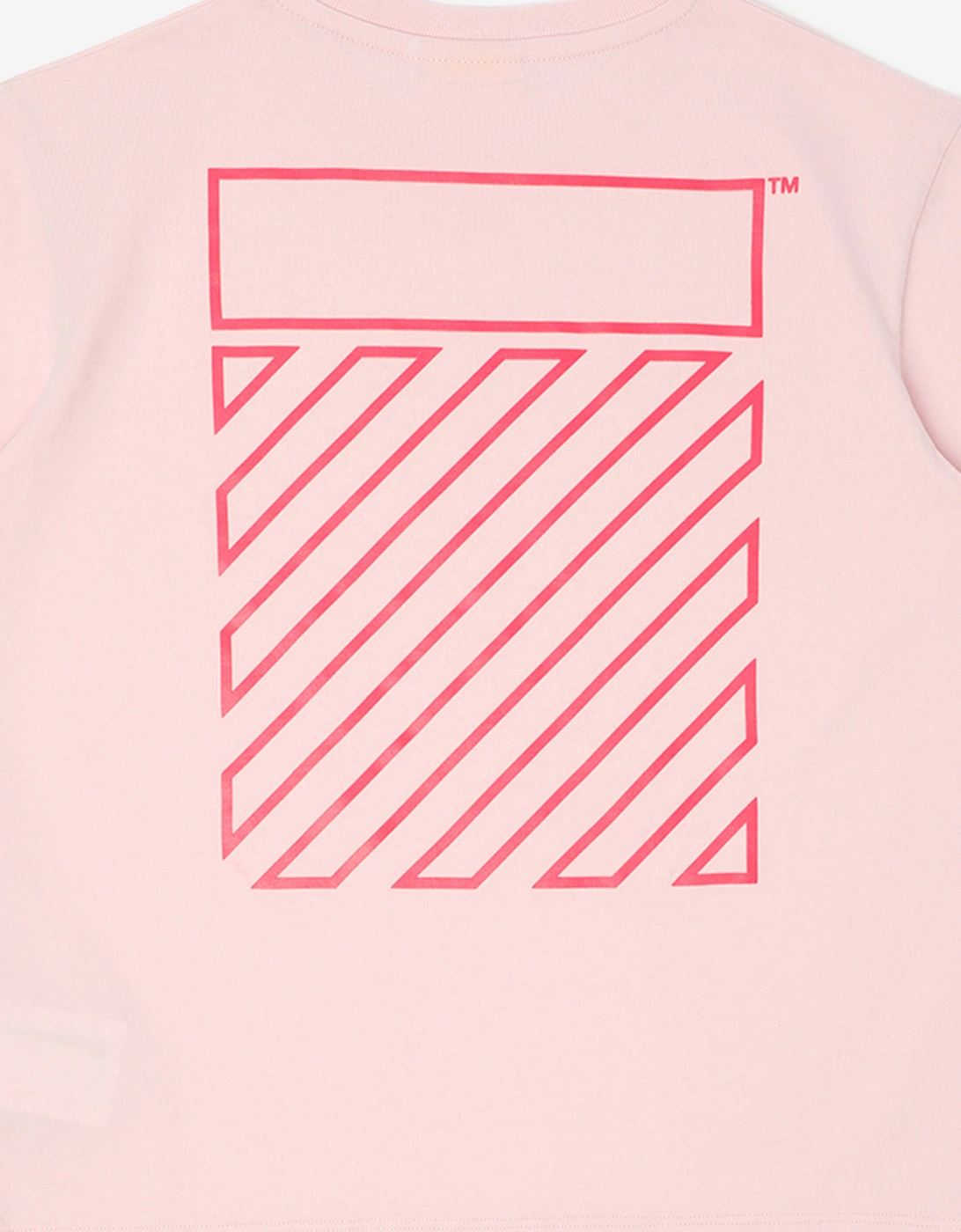 Off-White Girls Off Diag T-Shirt in Pink