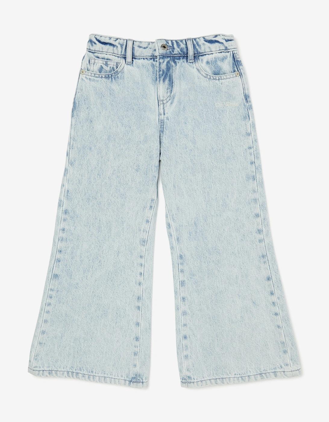 Off-White Girls Diag Sketch Denim Jeans in Blue