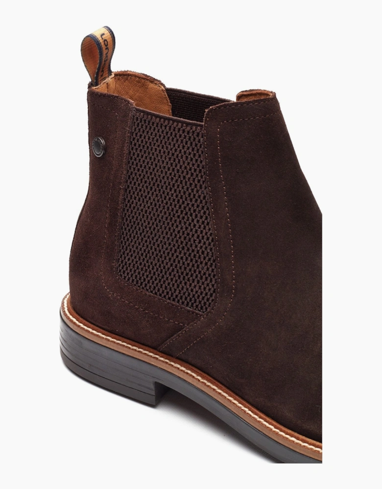 Base London SUSSEX Mens Chelsea Boots Brown