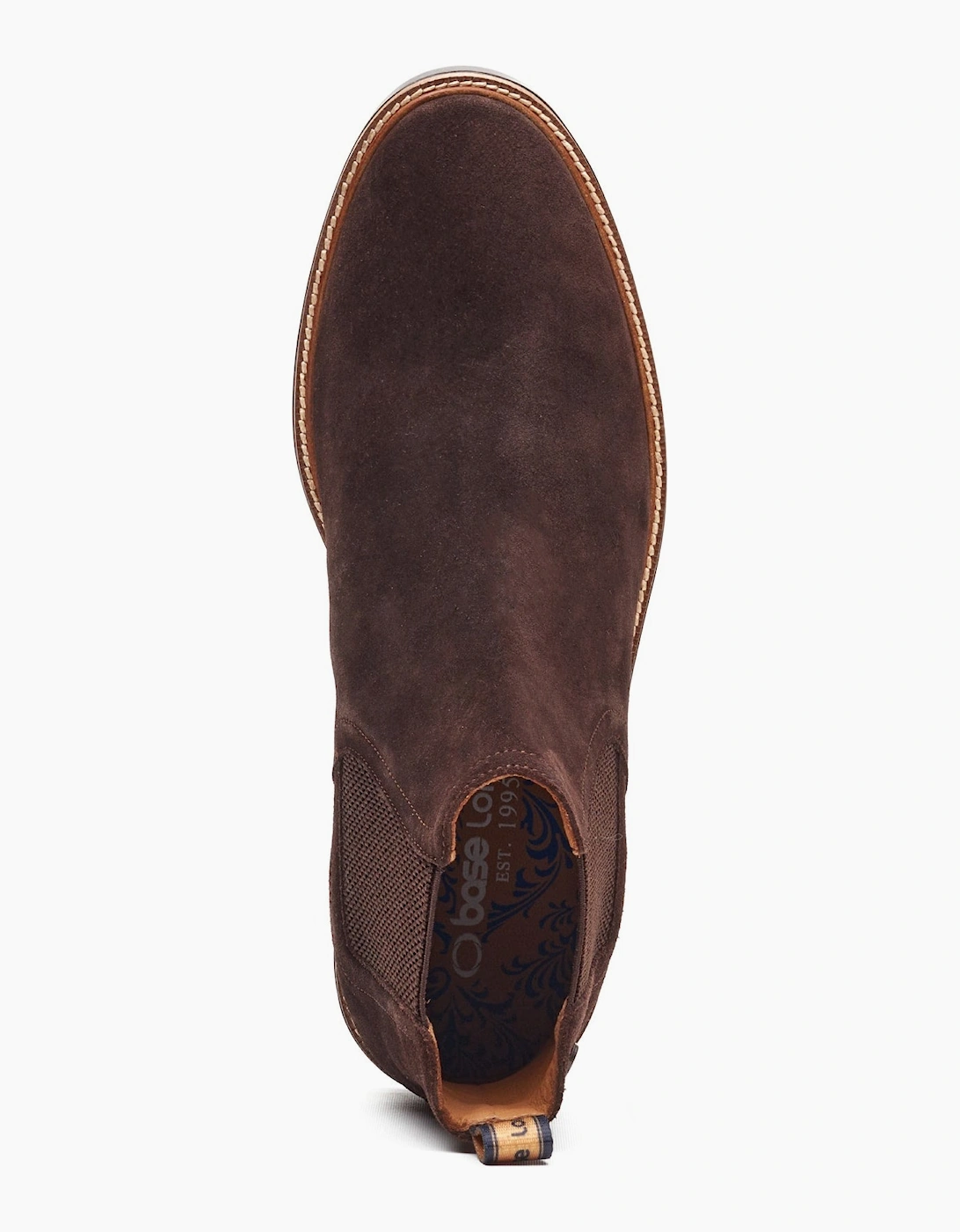 Base London SUSSEX Mens Chelsea Boots Brown