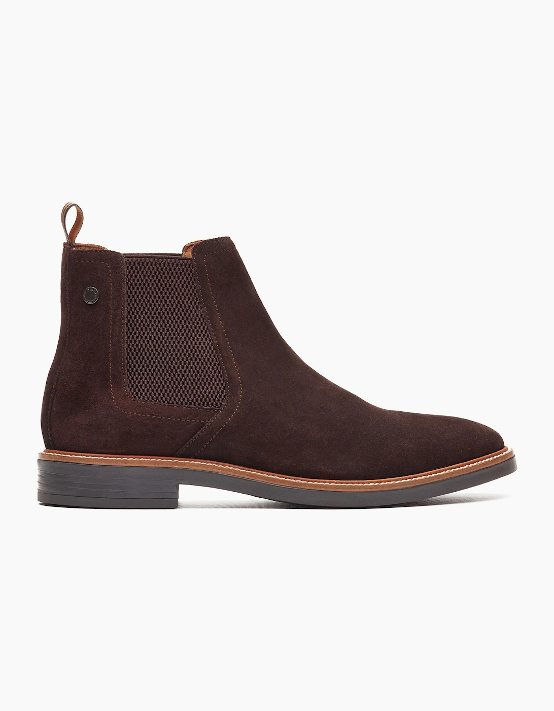Base London SUSSEX Mens Chelsea Boots Brown