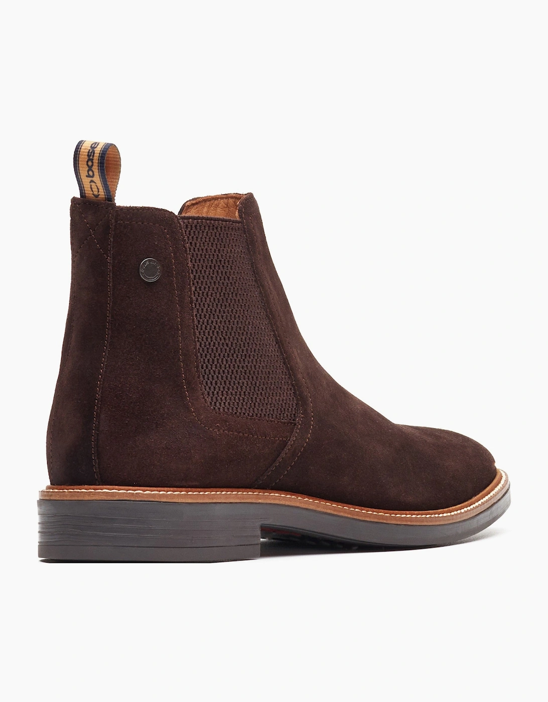 Base London SUSSEX Mens Chelsea Boots Brown