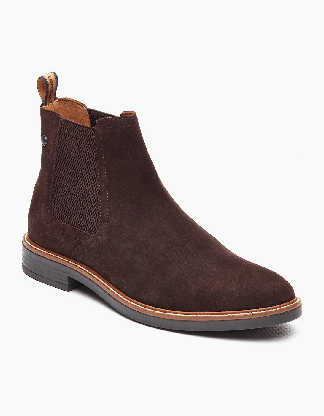 Base London SUSSEX Mens Chelsea Boots Brown