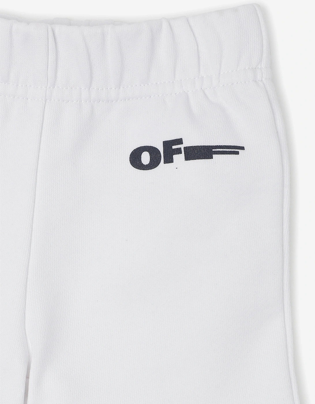 Off-White Baby Type Sweatshorts in White