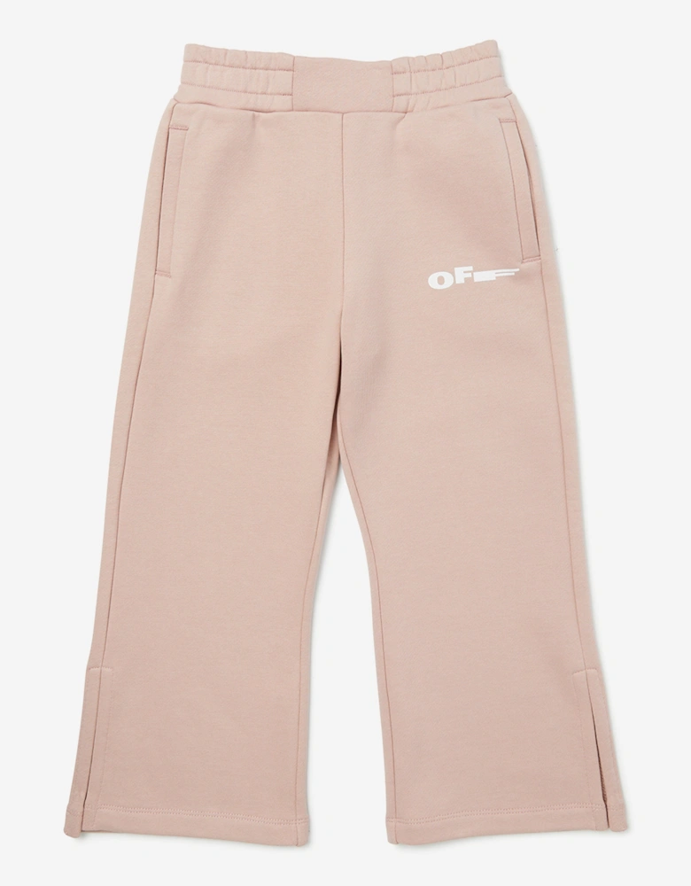 Off-White Girls Type Joggers in Pink