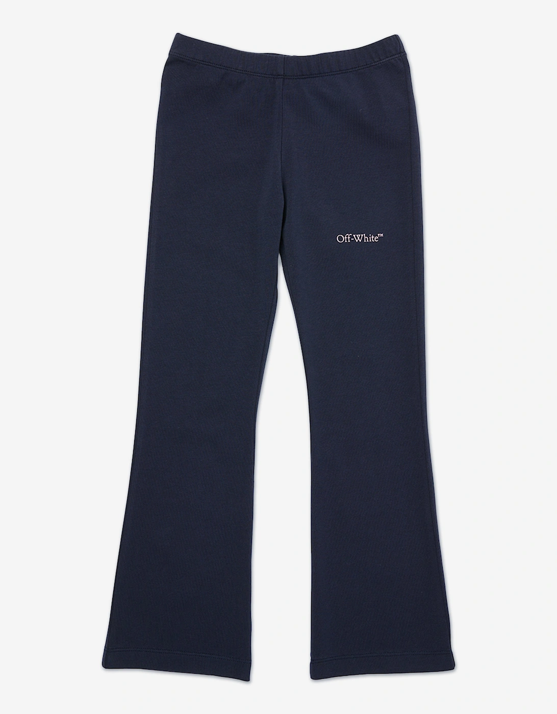Off-White Girls Bookish Flare Leggings in Navy, 5 of 4