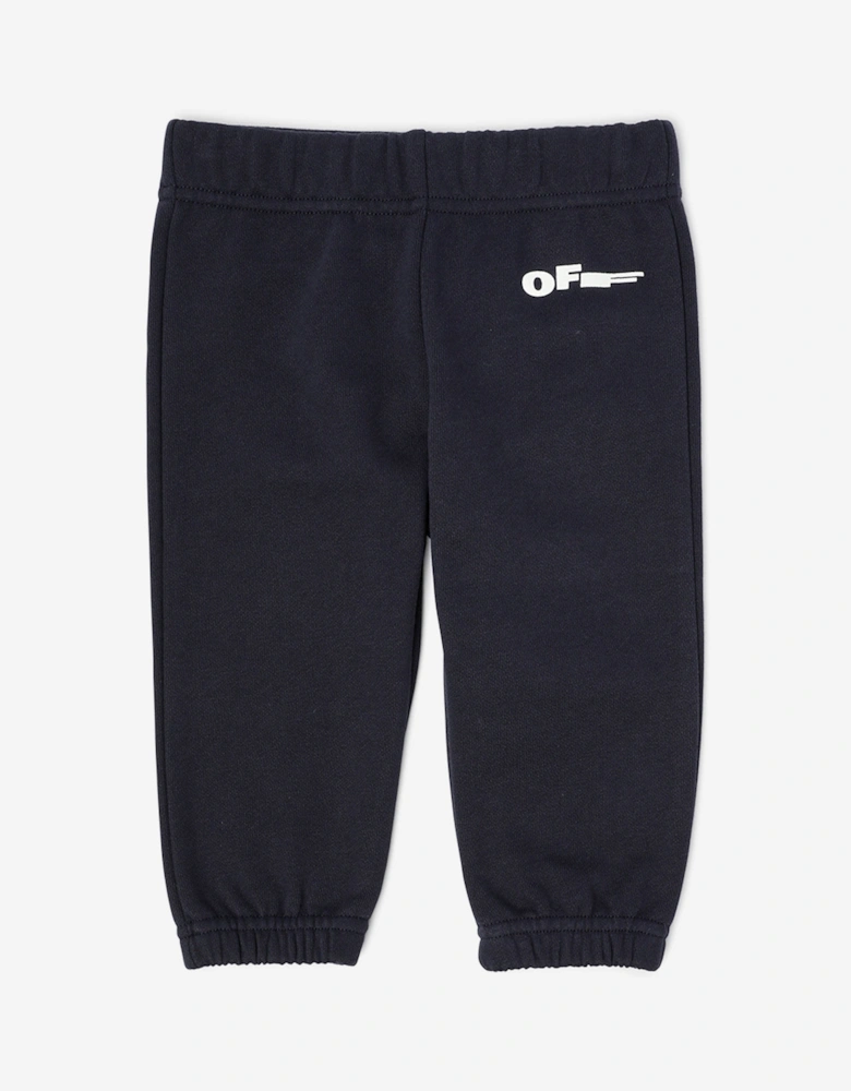 Off-White Baby Type Joggers in Navy