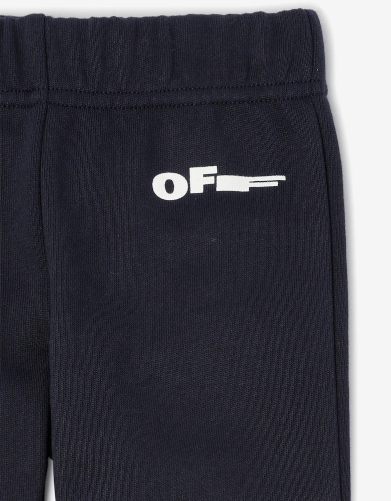 Off-White Baby Type Joggers in Navy