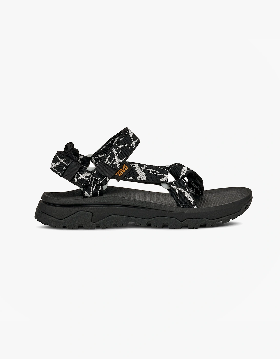 Teva HURRICANE XLT JR Boys Cross Strap Sandals Marble Black/ Grey