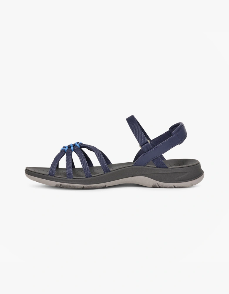 Teva TIRRATRAVELER Womens Cross Strap Sandals Crown Blue