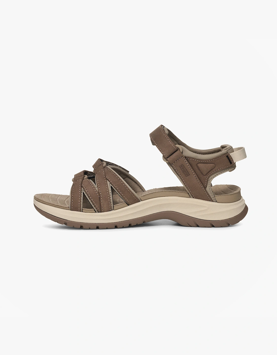 Teva TIRRA SPORT LEATHER Womens Cross Strap Sandals Caribou