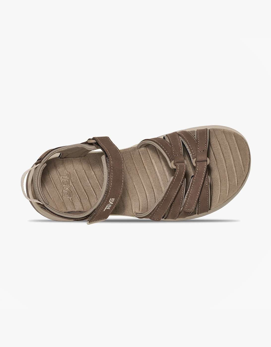 Teva TIRRA SPORT LEATHER Womens Cross Strap Sandals Caribou