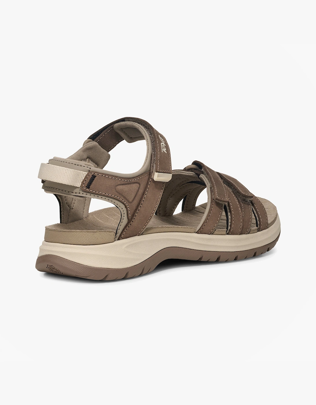 Teva TIRRA SPORT LEATHER Womens Cross Strap Sandals Caribou