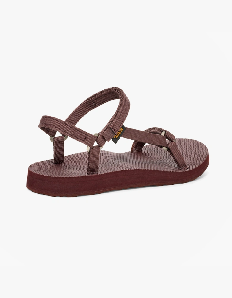 Teva ORIGINAL UNIVERSAL SLIM Womens Cross Strap Sandals Rum Raisin