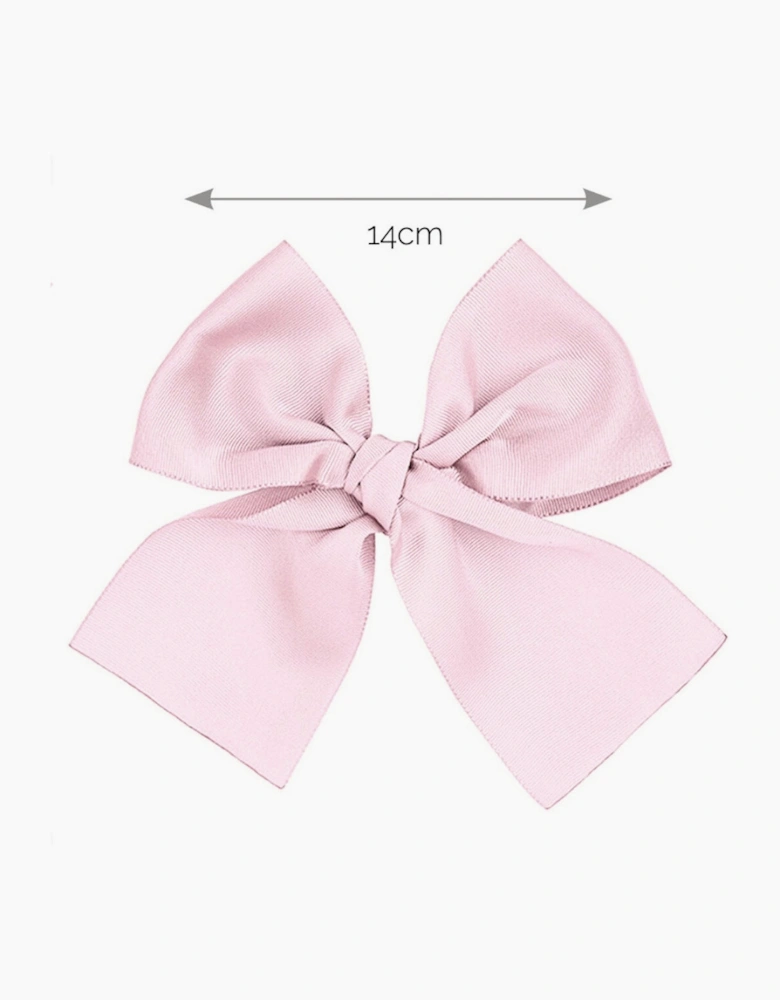 Girls Pale Pink 500 Bow Hair Clip