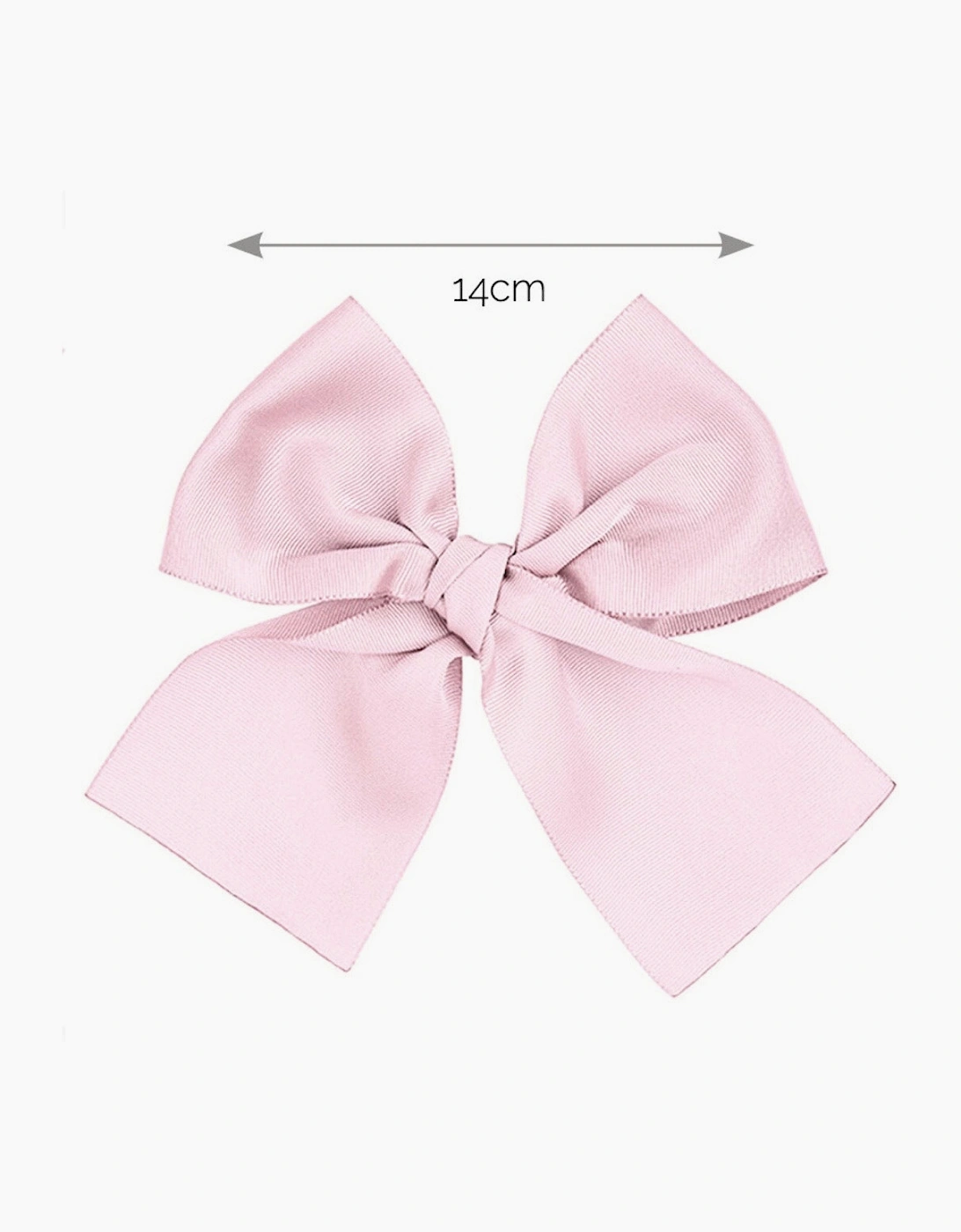Girls Pale Pink 500 Bow Hair Clip, 3 of 2