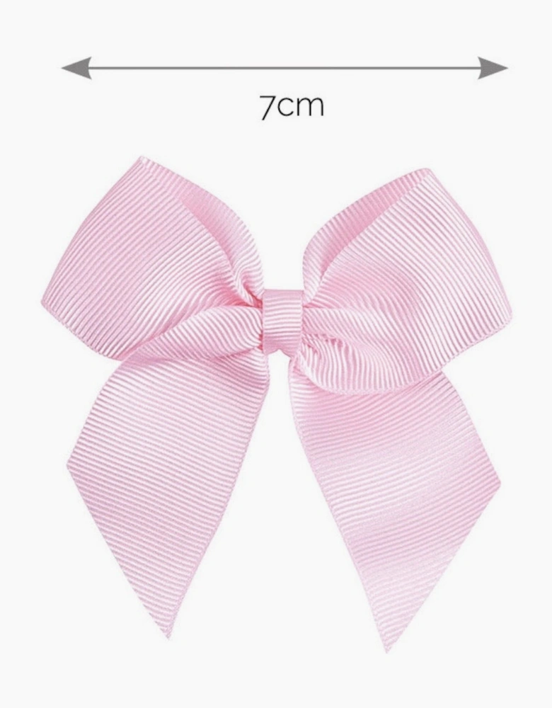 Girls Pale Pink 500 Bow Hair Clip