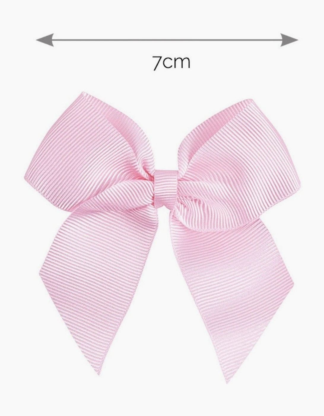 Girls Pale Pink 500 Bow Hair Clip, 3 of 2