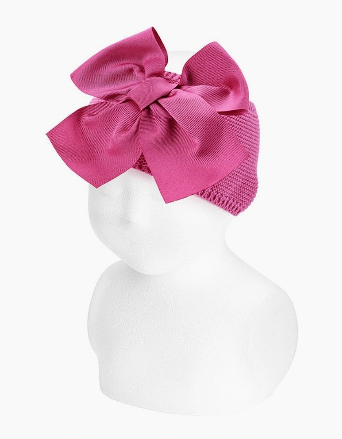 Girls Fuchsia Pink 513 Bow Headband, 2 of 1