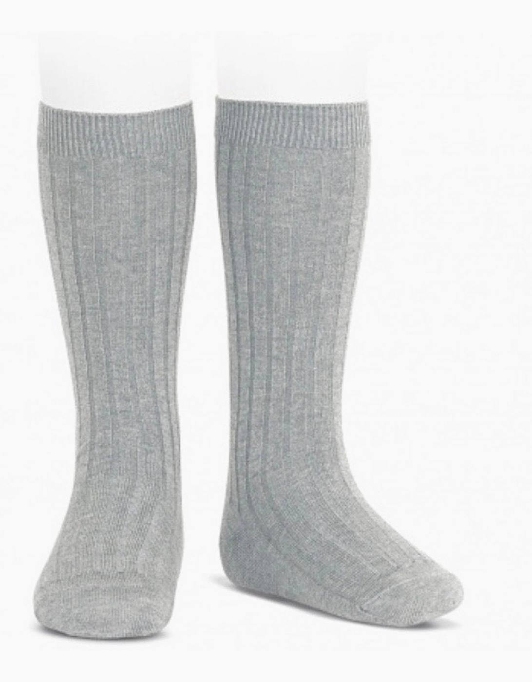 Grey 221 Ribbed Knee Socks, 2 of 1