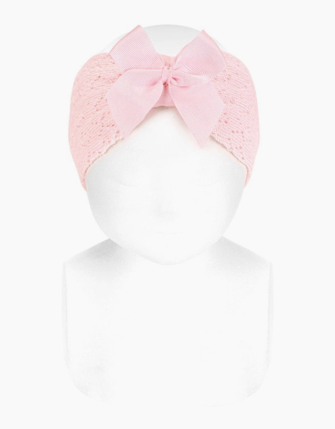 Girls Pale Pink 500 Bow Headband, 2 of 1