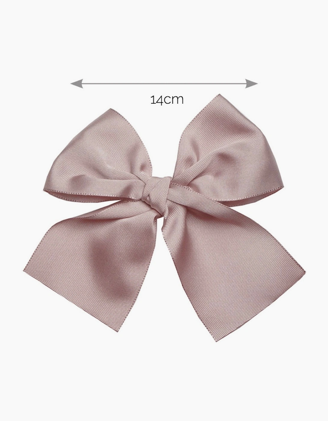 Girls Dusty Pink 526 Bow Hair Clip