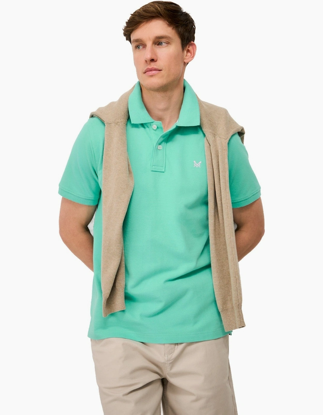 Crew Clothing Mens Classic Pique Short Sleeve Polo Shirt