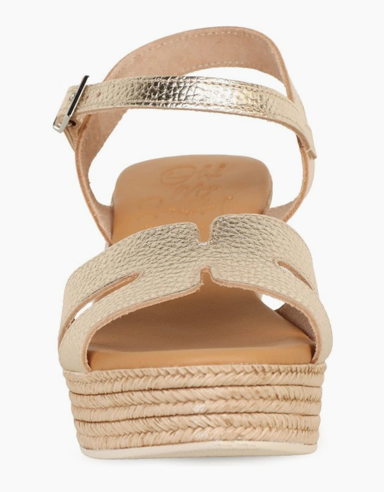 Madrid Womens Espadrille Wedge Heel Sandals