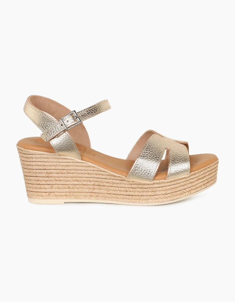 Madrid Womens Espadrille Wedge Heel Sandals