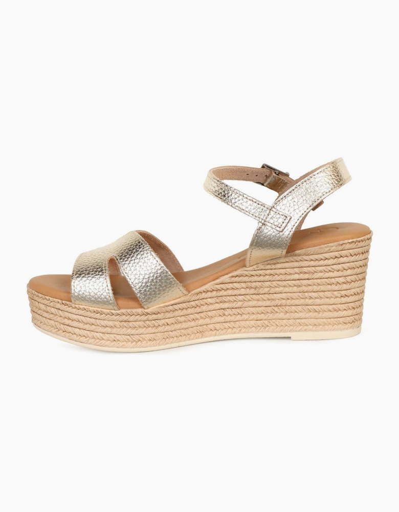 Madrid Womens Espadrille Wedge Heel Sandals