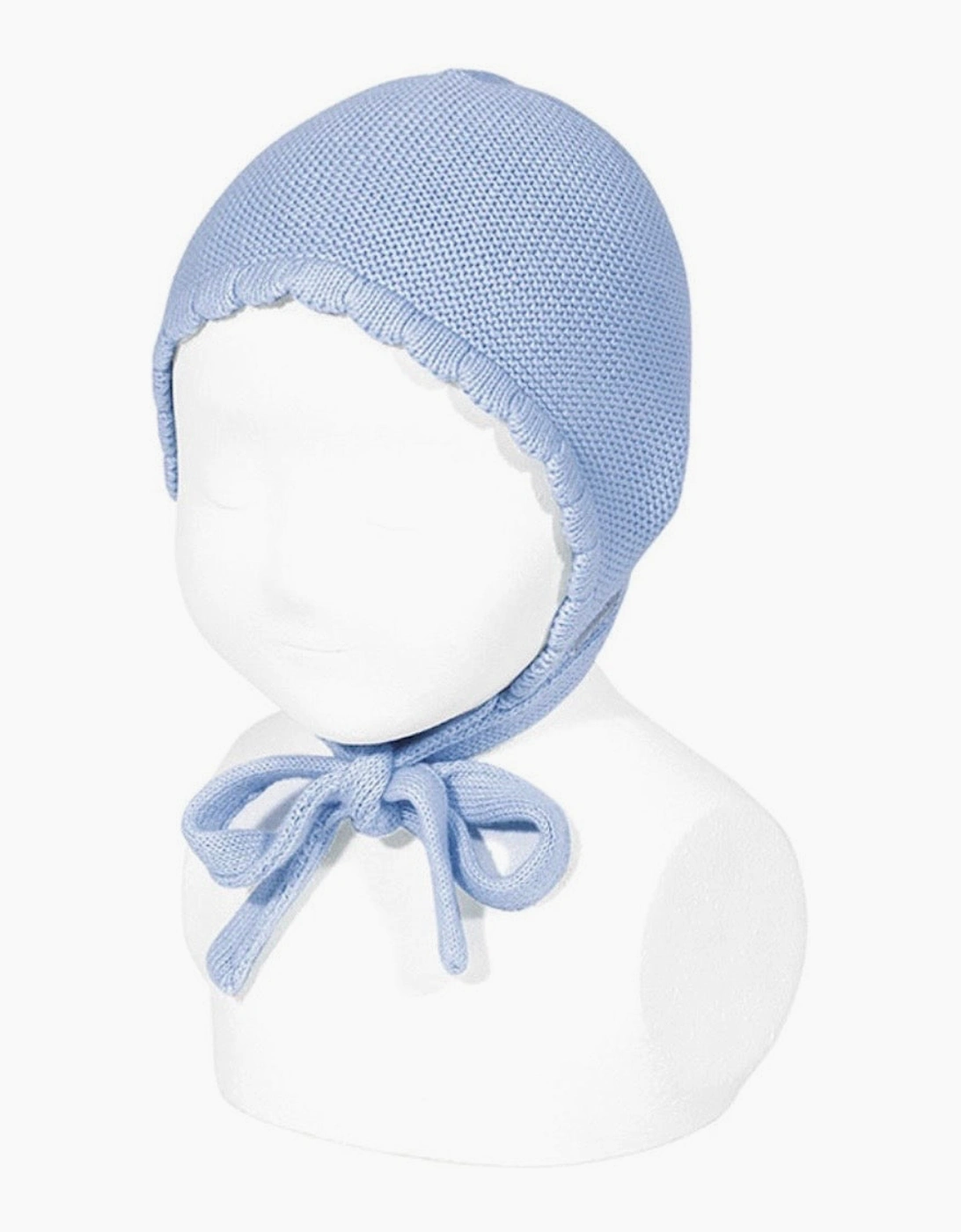Blue 446 Knit Tie Bonnet, 2 of 1