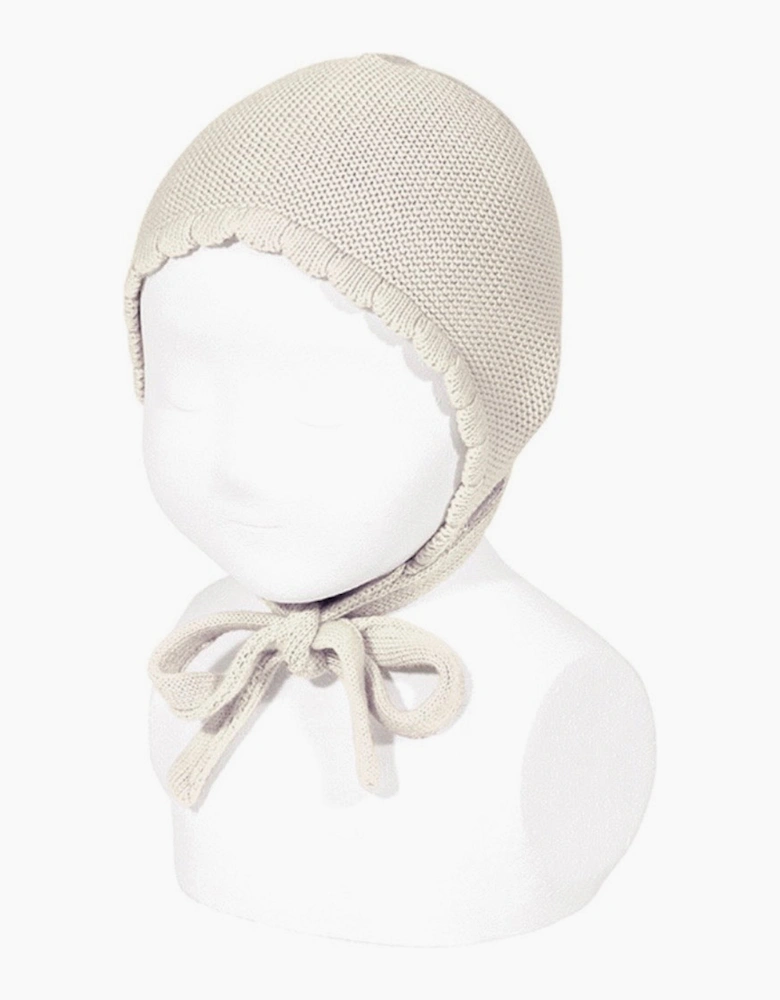Linen 304 Knit Tie Bonnet