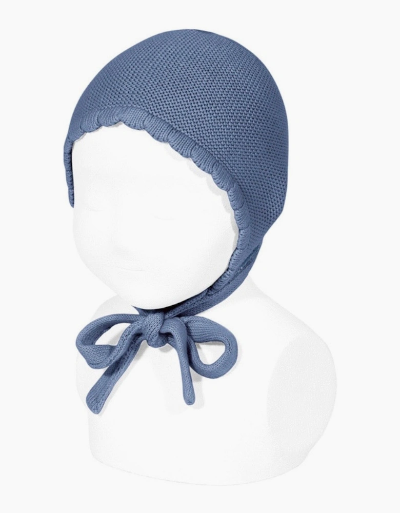 Dark Blue 449 Tie Knit Bonnet
