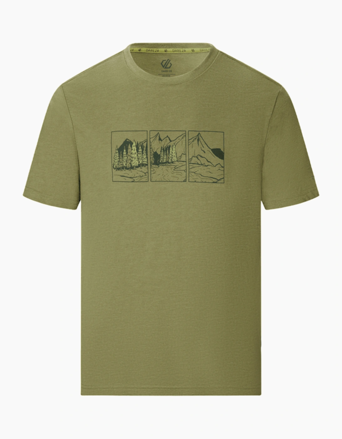 Dare 2B Mens Movement III Mountain Scene T-Shirt, 5 of 4